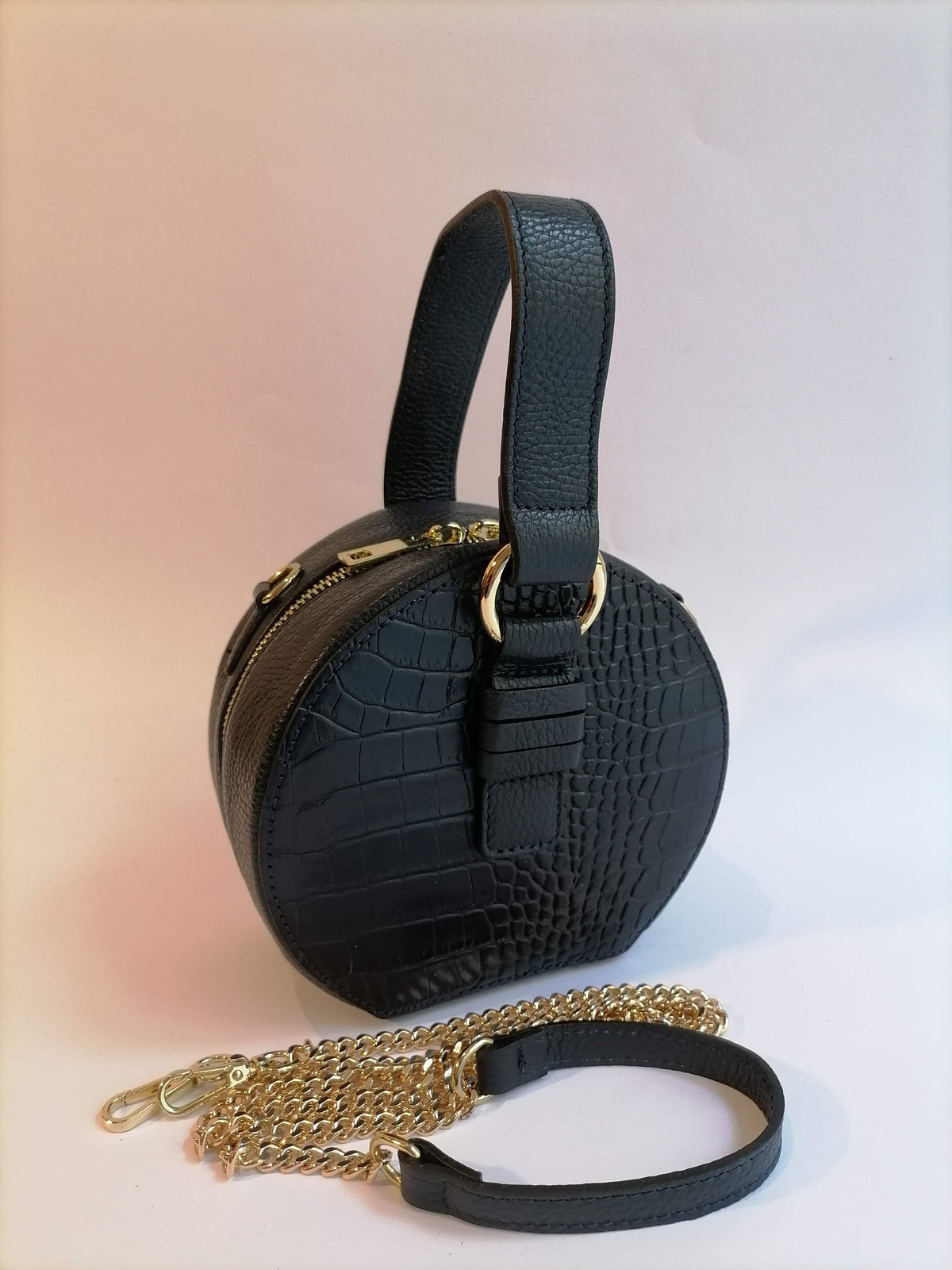 Borsa Pochette Cerchio con catenella