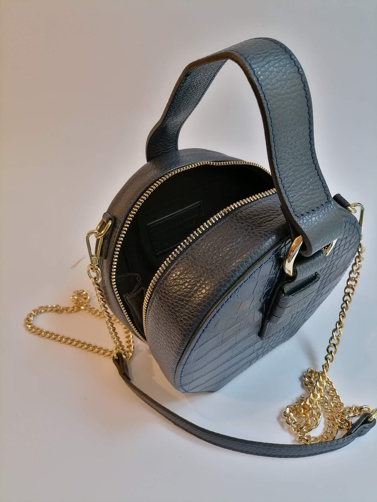 Borsa Pochette Cerchio con catenella