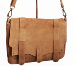 Tracolla Design in Pelle Scamosciata