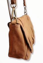 Tracolla Design in Pelle Scamosciata