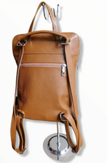 Zaino con Zip in Vera Pelle