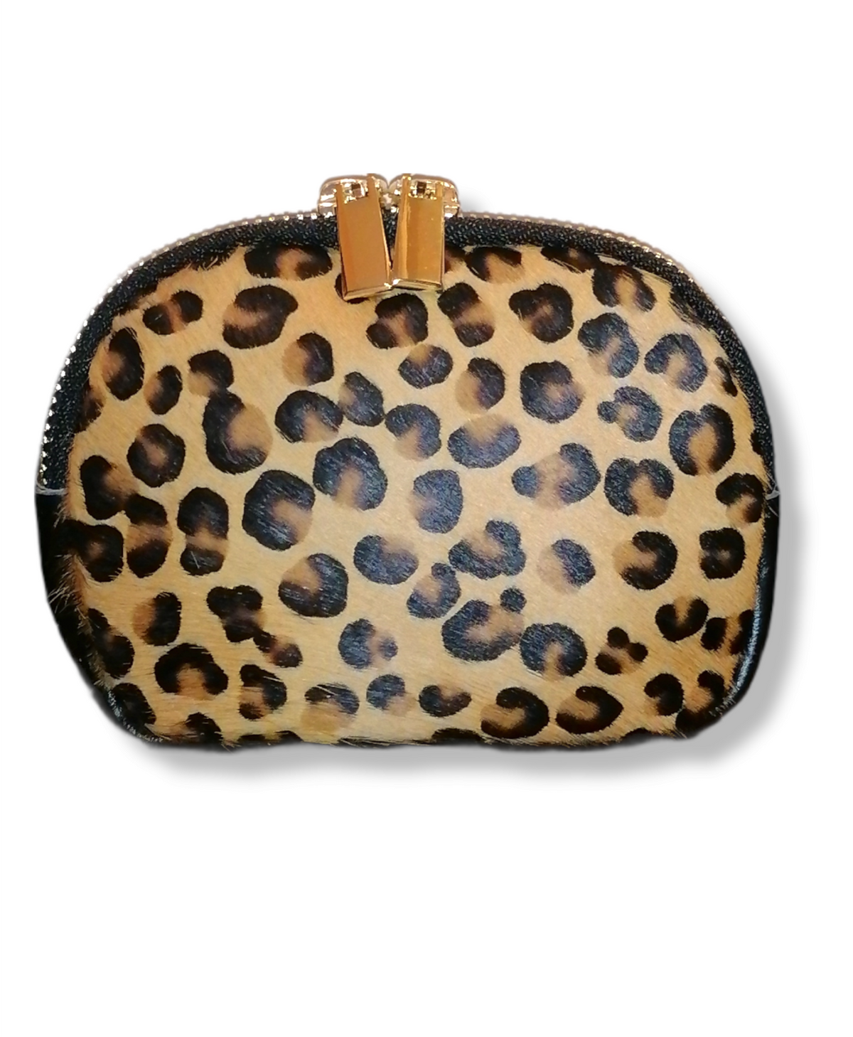 portamonete leopardato beige fronte