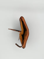 POFSS1401-89 Portafoglio lungo in Pelle Intrecciata effetto Vintage