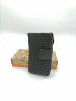 POFSS1401-89 Portafoglio lungo in Pelle Intrecciata effetto Vintage