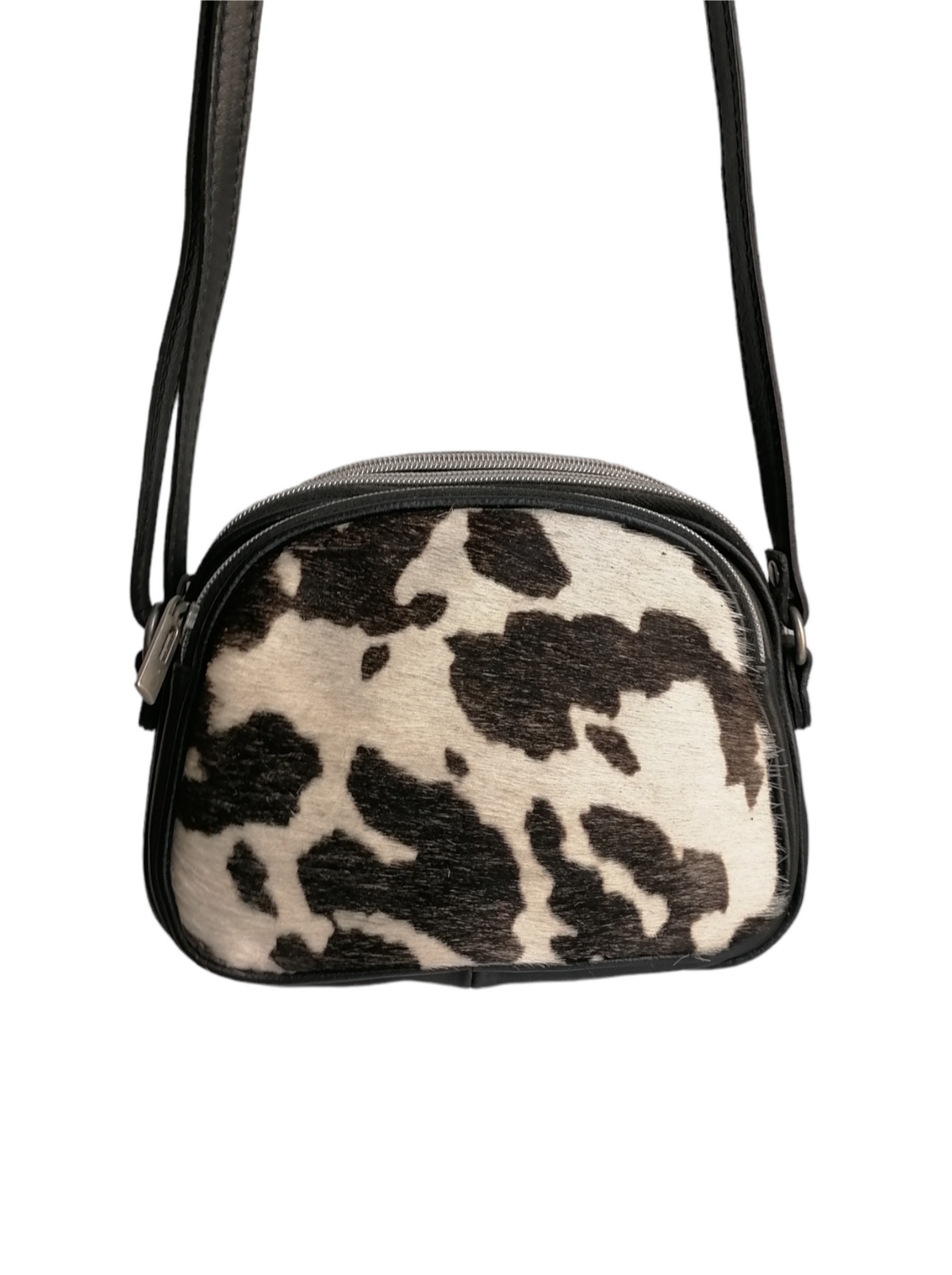 pochette arrotondate vaccato nero