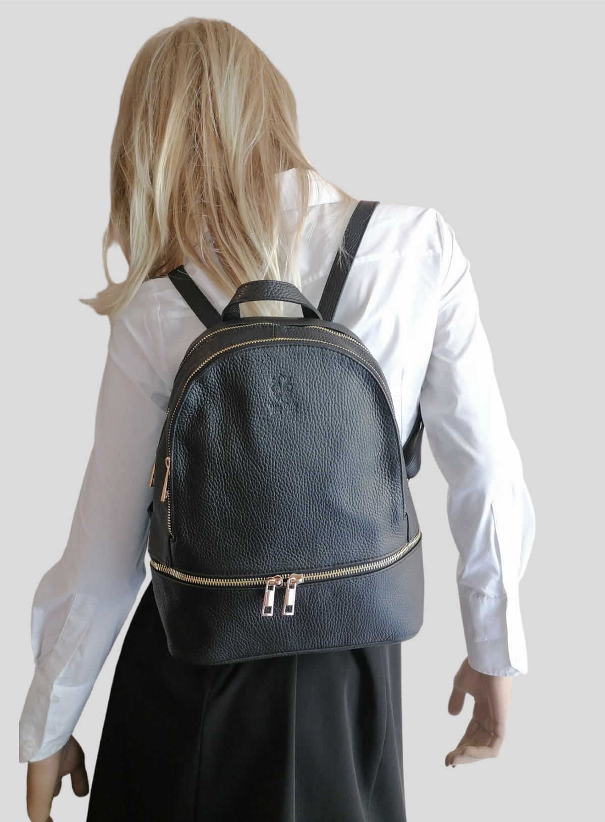 Zaino 3 Cerniere in Vera Pelle Made in Italy