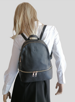 Zaino 3 Cerniere in Vera Pelle Made in Italy