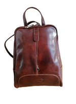 Zaino Cerniera in Vero Cuoio Made in Italy