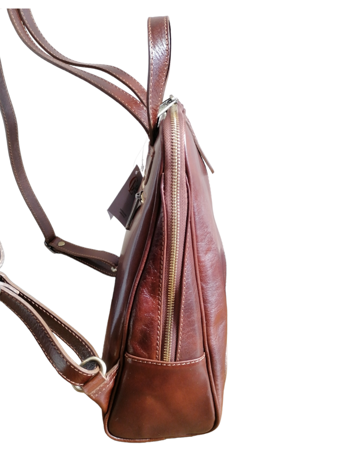 Zaino Cerniera in Vero Cuoio Made in Italy