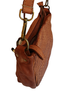 Borsa Tracollina in Pelle Intrecciata Sauvage Fine