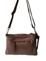 Tracolla Media Intrecciata 18x28cm Vera Pelle Sauvage Stile Vintage