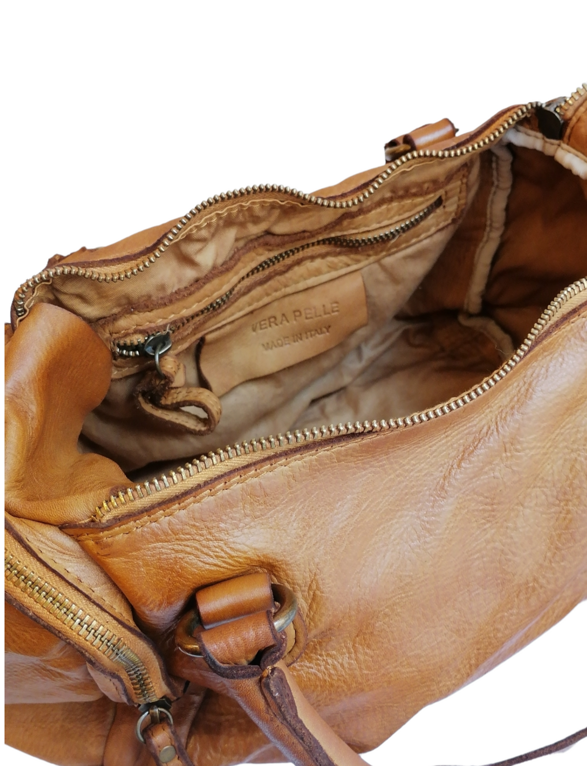 Bauletto con Tracolla in Vera Pelle Sauvage Made In Italy