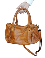 Bauletto con Tracolla in Vera Pelle Sauvage Made In Italy