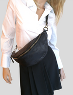 Marsupio SUnisex in Vera Pelle Sauvage Stile Vintage