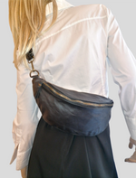 Marsupio SUnisex in Vera Pelle Sauvage Stile Vintage