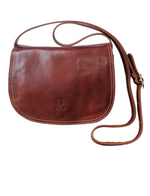 Tracolla con Pattina in Vero Cuoio Made in Italy