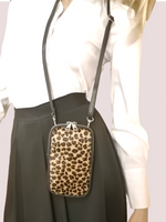 Tracolla / Portacellulare in Vera Pelle Cavallino Made In Italy