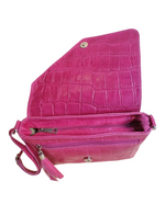 pochette frangia stampata top