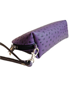 pochette struzzo viola m fondo