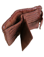 Portafoglio in Pelle Intrecciata Sauvage POFSS92