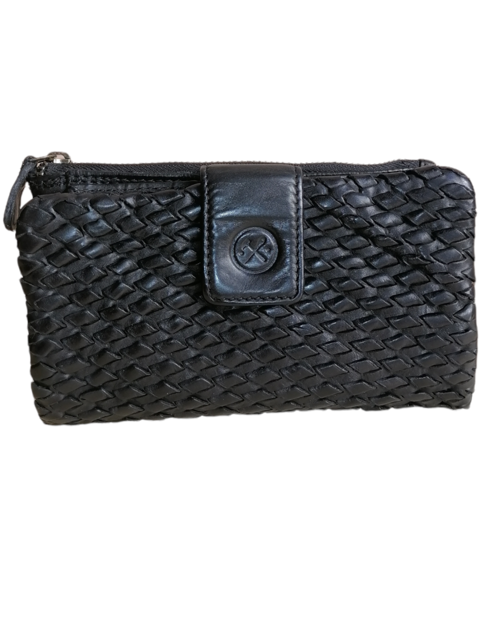 Portafoglio in Pelle Intrecciata Sauvage POFSS92