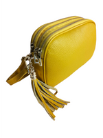 Saponetta 3 zip tracolla giallo