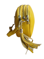 Saponetta 3 zip tracolla giallo