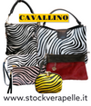 Borse in Vera Pelle tipo Cavallino