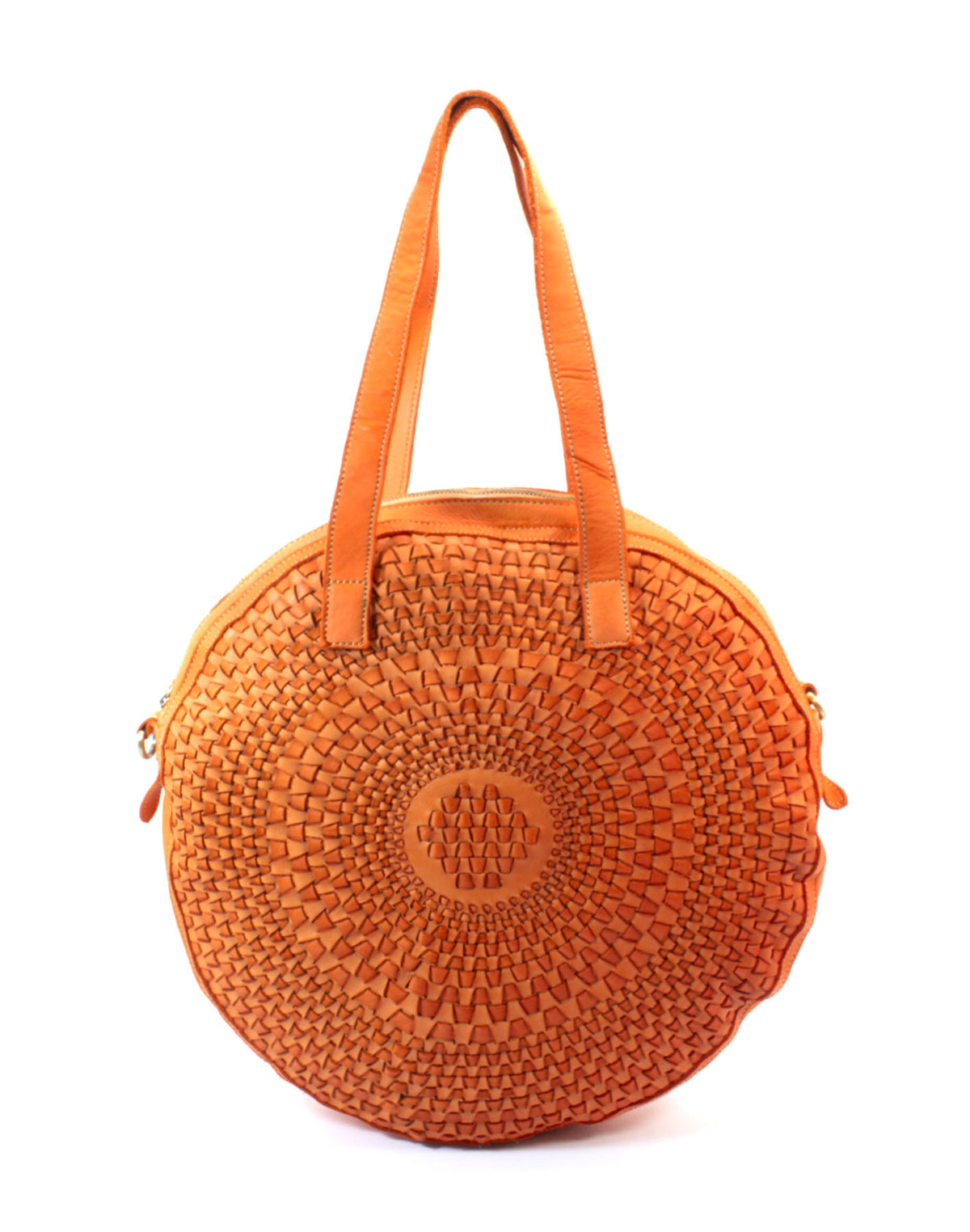 Sauvage tonda intreccio arancione