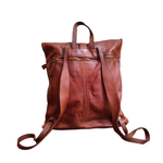 Zaino in Vera Pelle Sauvage Stile Vintage Made In Italy SS272