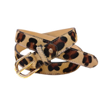Cintura Donna in Vera Pelle di Cavallino | Maculato | Animalier Made in Italy