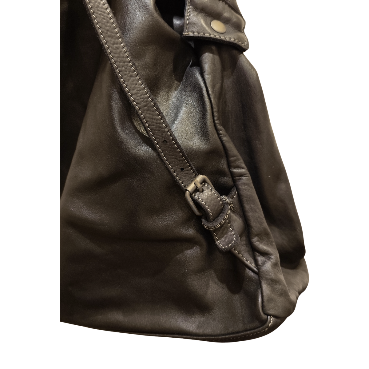 Zaino in Vera Pelle Sauvage Stile Vintage Unisex Made In Italy SS260