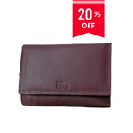 Portafoglio Coveri Vera Pelle Liscia Trifold Donna EC8065