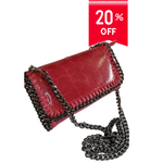 Borsetta Pochette in Vera Pelle con Catena