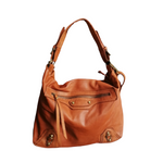 A Meta Prezzo! STOCK SS190 Hobo Cuoio Naturale Pelle Sauvage Stile Vintage
