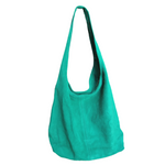 Hobo Bag Morbida in Vera Pelle Scamosciata Grande