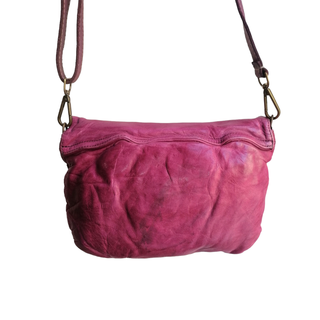 A Meta Prezzo! STOCK SS193 Tracolla Pochette Bordeaux Pelle Intrecciata Sauvage Stile Vintage