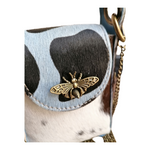 Bee Bag in Vera Pelle tipo Cavallino Made In Italy