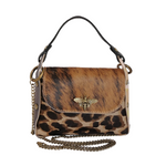 Bee bag larga cavallino B-leopardato