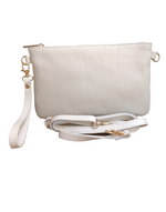 Bustina 15x23 cm Tracolla con Manico in Vera Pelle Made in Italy