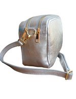 Borsa Large Doppio Zip in Pelle Dollaro MADE IN ITALY