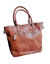 Carica l&#39;immagine nel visualizzatore di Gallery, Tote Bag con Tracolla in Pelle Intrecciata Sauvage Stile Vintage
