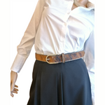 Cintura Donna in Vera Pelle di Cavallino | Maculato | Animalier Made in Italy