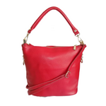 tracolla con due ciondoli rosso