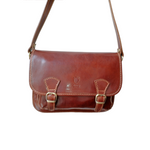 Tracolla Postino in Vero Cuoio a143 Made in Italy