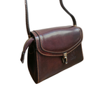 Tracollina con fibbia in Vero Cuoio A236 Made In Italy
