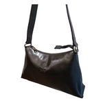 Hobo bag a Trapezio in Vero Cuoio Made In Italy