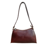 Hobo bag a Trapezio in Vero Cuoio Made In Italy