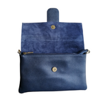 Borsa a Busta Pochette Clutch Bag Morbida in Vera Pelle Dollaro e Scamosciata | Made in Italy