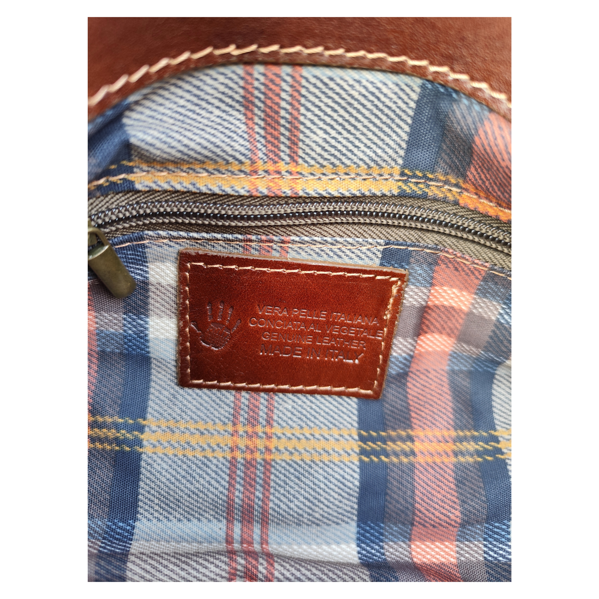 Borsa con Anelli in Vero Cuoio Toscano | Made in Italy